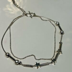Silver Star Charm Bracelet